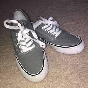 Grey size 6 slip on shoes